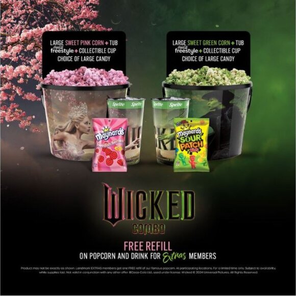 LIMITED EDITION WICKED Popcorn Bucket Hard To Find - Picture 7 of 7
